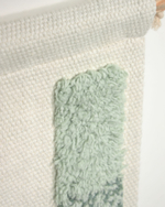 Гобелен Amorela из 100% хлопка с зелеными квадратами 20 x 30 см