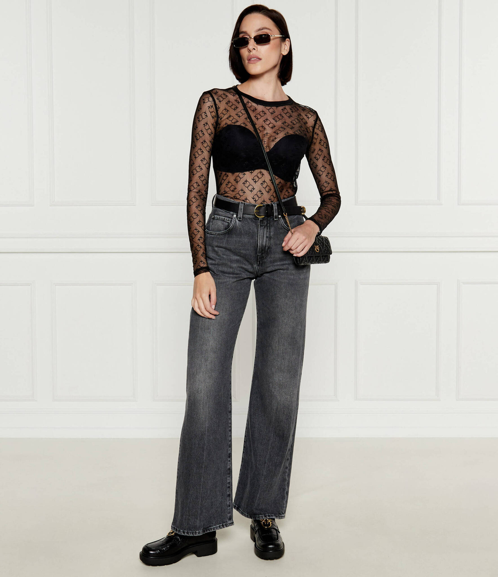 Кожаные лоферы tina Pinko - черный(SD0001 P059)