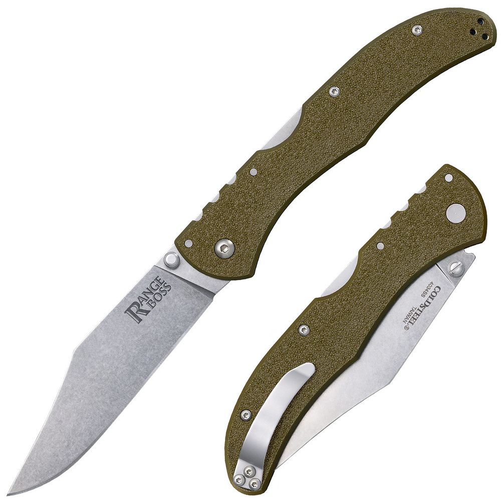 Нож Cold Steel 20KR7 Range Boss OD Green Handle