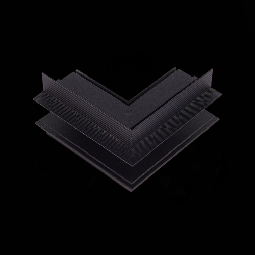 ST007.459.12 Внешний угол-соединитель для встраиваемого магнитного шинопровода под ГКЛ 12мм ST-Luce Черный