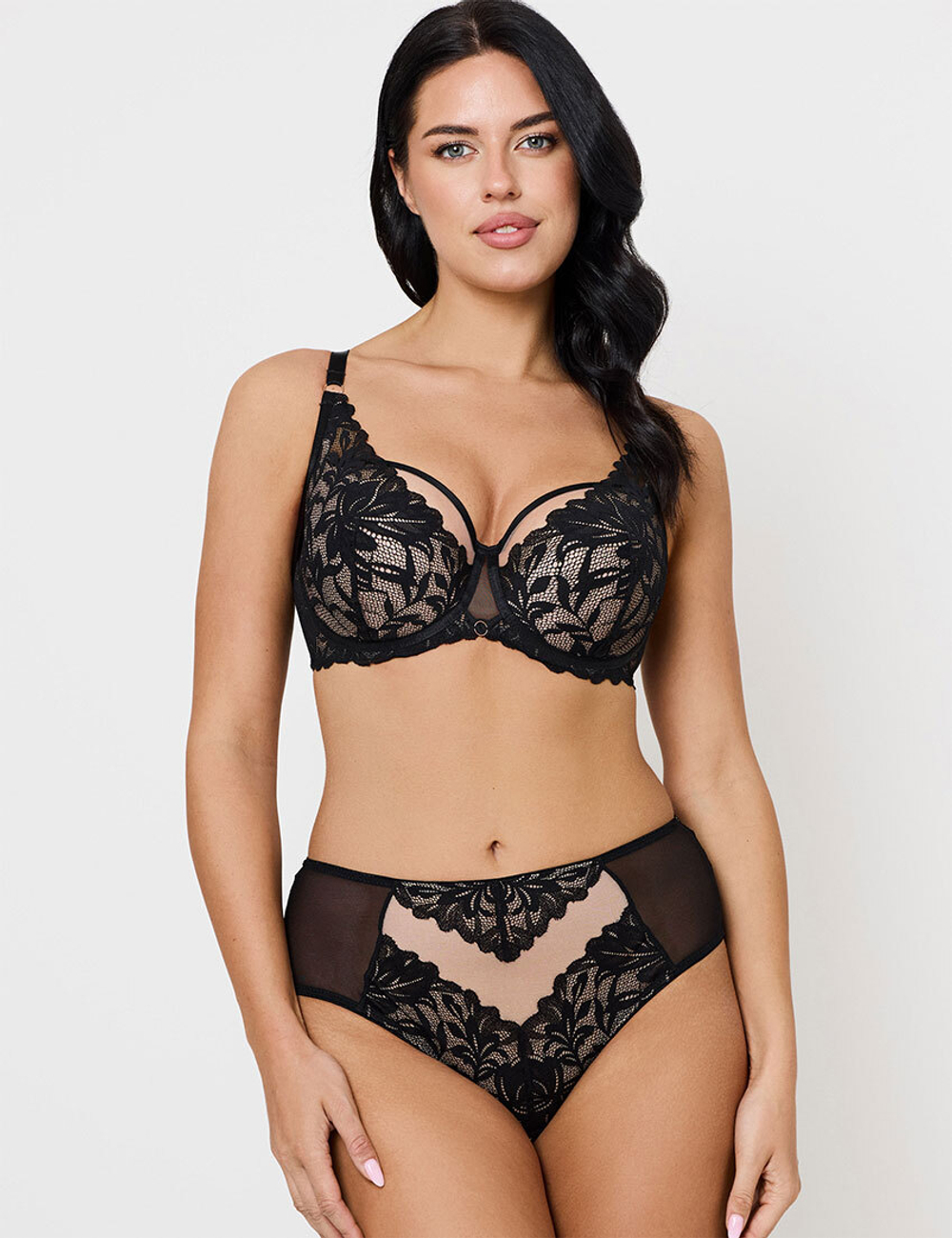 Трусы Subtille Bella Black New слипы высокие (черный)