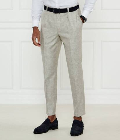 Брюки C-Perin-PL-25 BOSS BLACK - бежевый(50540725)