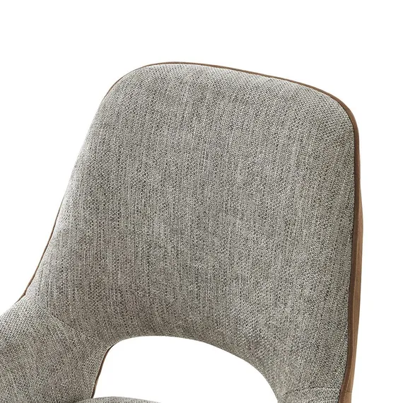 Крутящийся стул Tess бежевый с коричневым