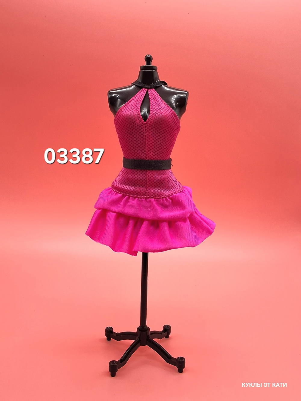 Одежда для куклы Барби винтаж платье 03387