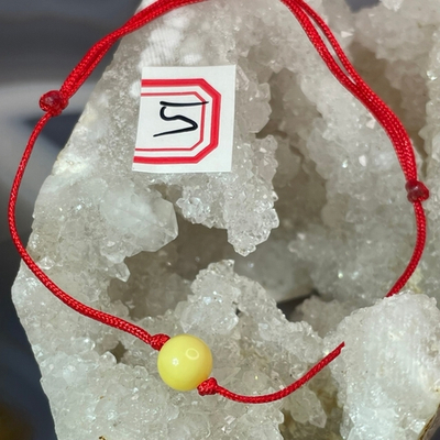 33290 Янтарь Браслет красная нить