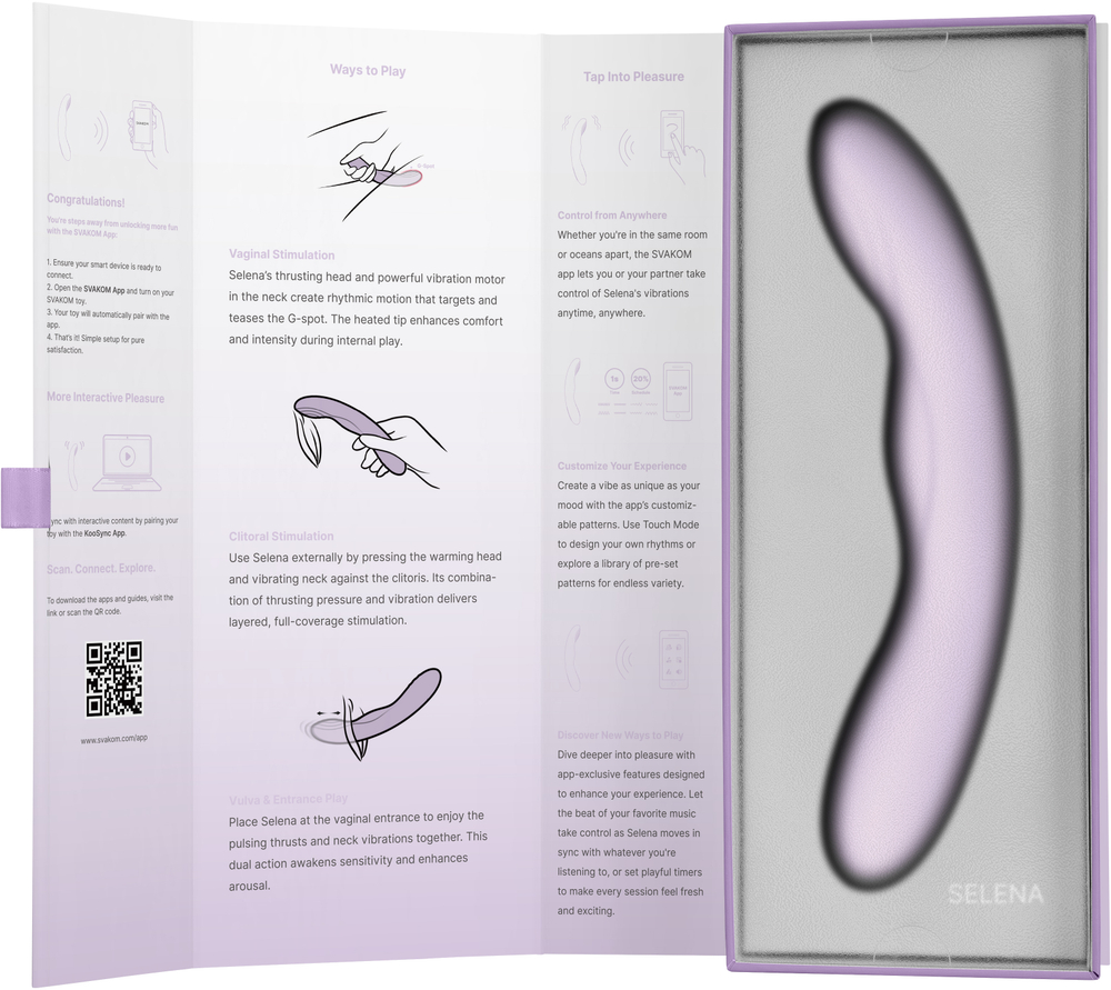 Svakom Selena - Вибратор-пульсатор