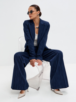 Брюки Харпер из фактурного денима