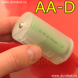 Переходник батареек АА-D