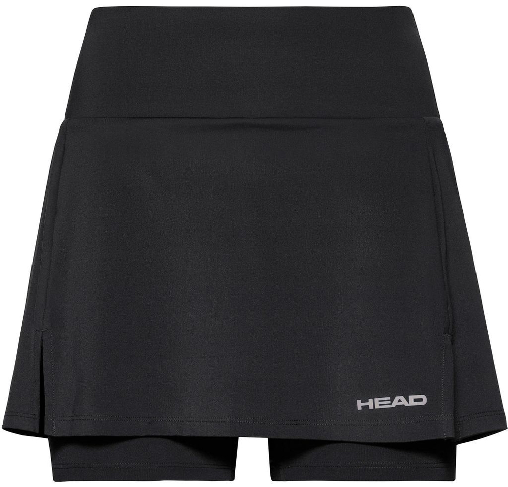 Теннисная юбка Head Club Basic Skort Long W - Black