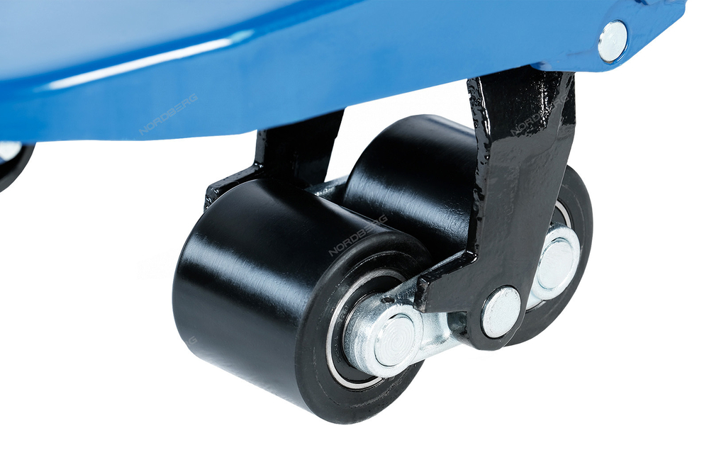 NORDBERG (N3902S-25) Тележка (рохля) складская гидравлическая короткая 2.5 т, с полиуретановыми колесами