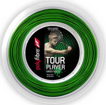 Теннисные струны Polyfibre Tour Player Green Touch (200 m) - зеленый
