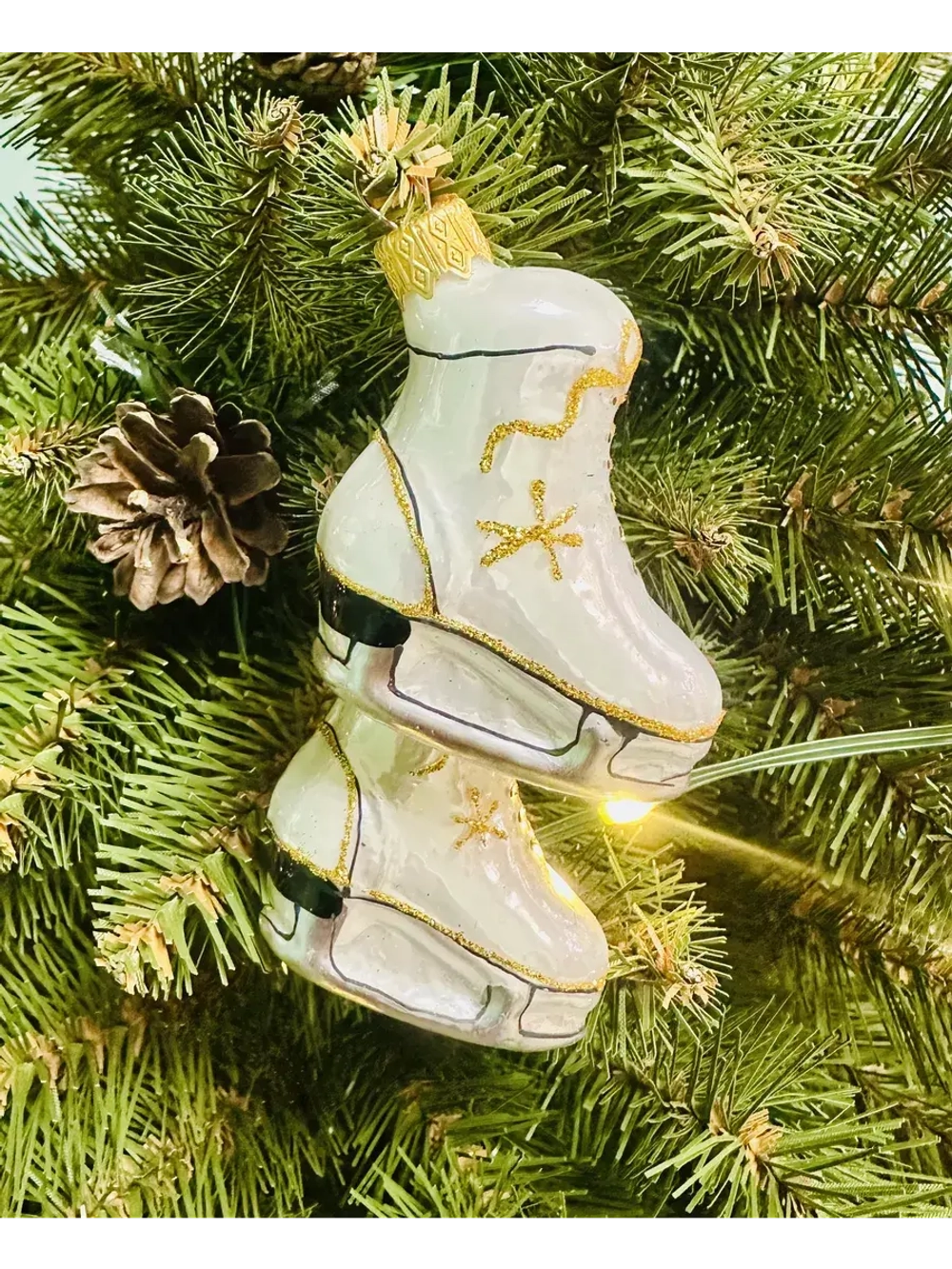 Елочное украшение Коньки-2 шт