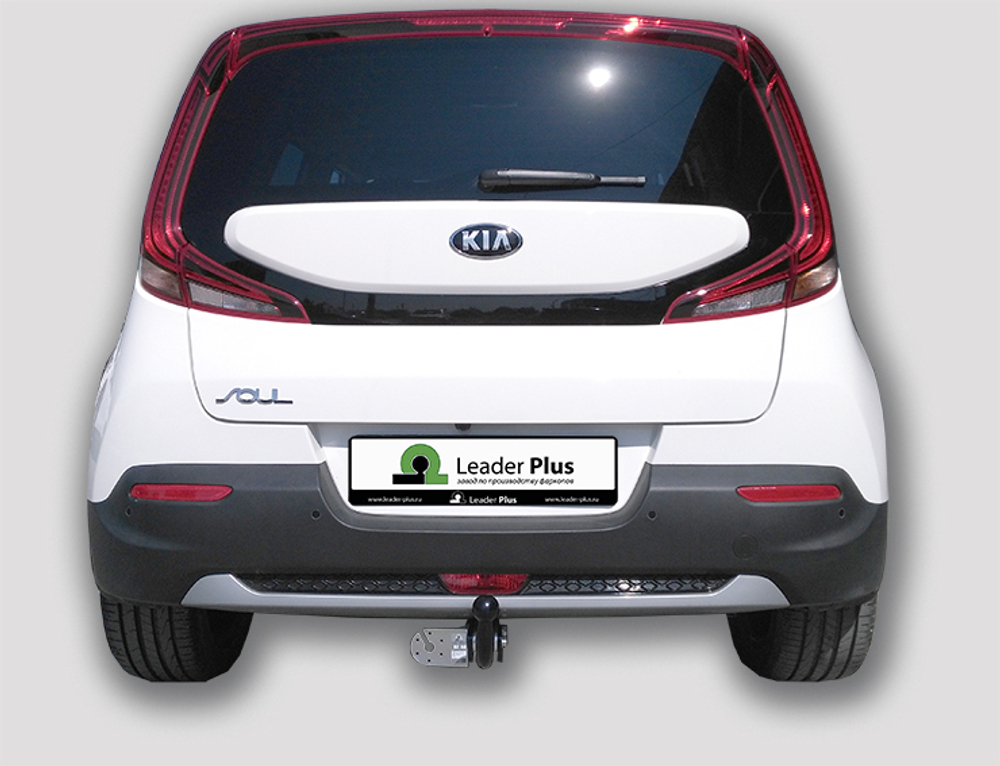 Фаркоп(прицепное) Лидер-Плюс для KIA SOUL 2019- (паспорт и сертификат в комплекте)(без электрики)K129-A
