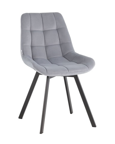 Стул вращающийся Флекс велюр велютто серый