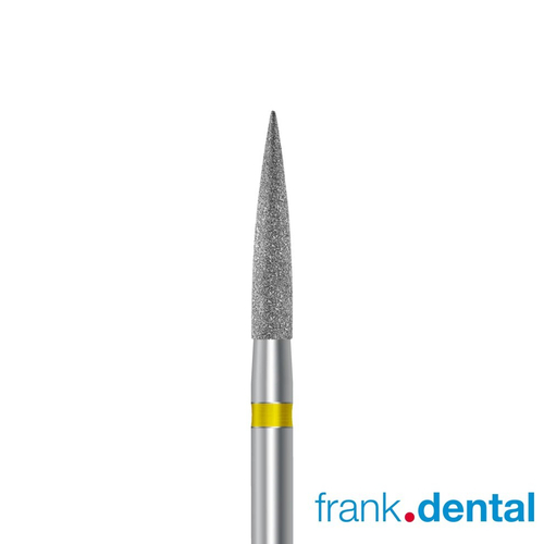 Бор алмазный желтый Frank Dental типа FG - D.863.018.C.FG