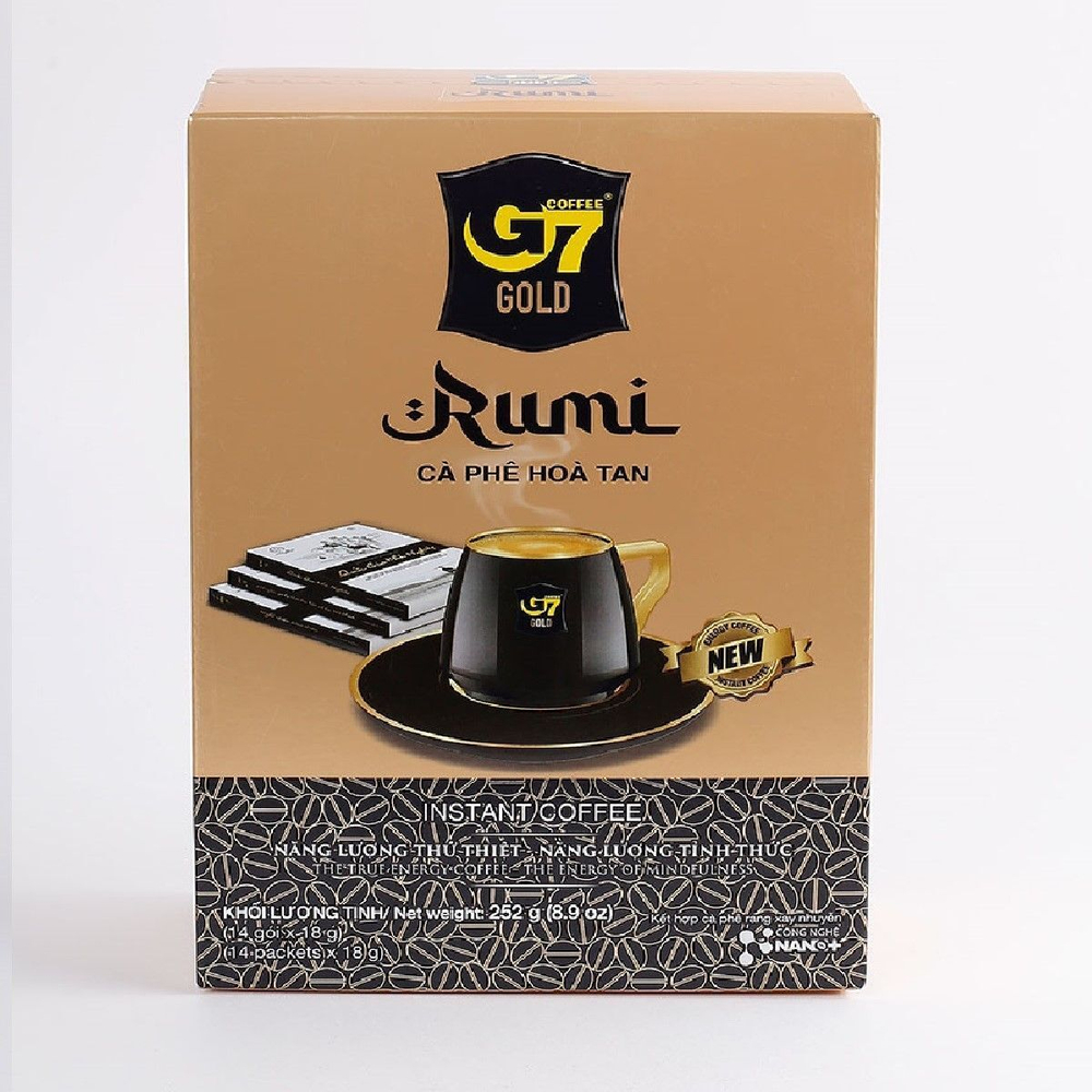 Вьетнамский растворимый кофе G7 Golg - Rumi, 14пак