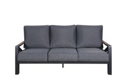 "Лотос" лаунж-зона 5-местная из алюминия, цвет темно-серый