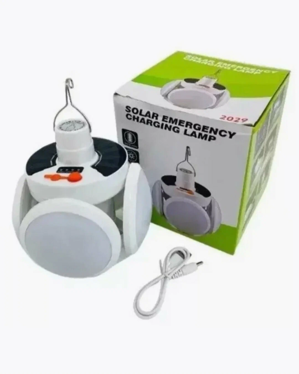 Фонарик Solar Emergency Charging Lamp 2029 - 5 режимов, USB-зарядка