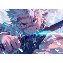 Постер Sanemi Furious - Demon Slayer