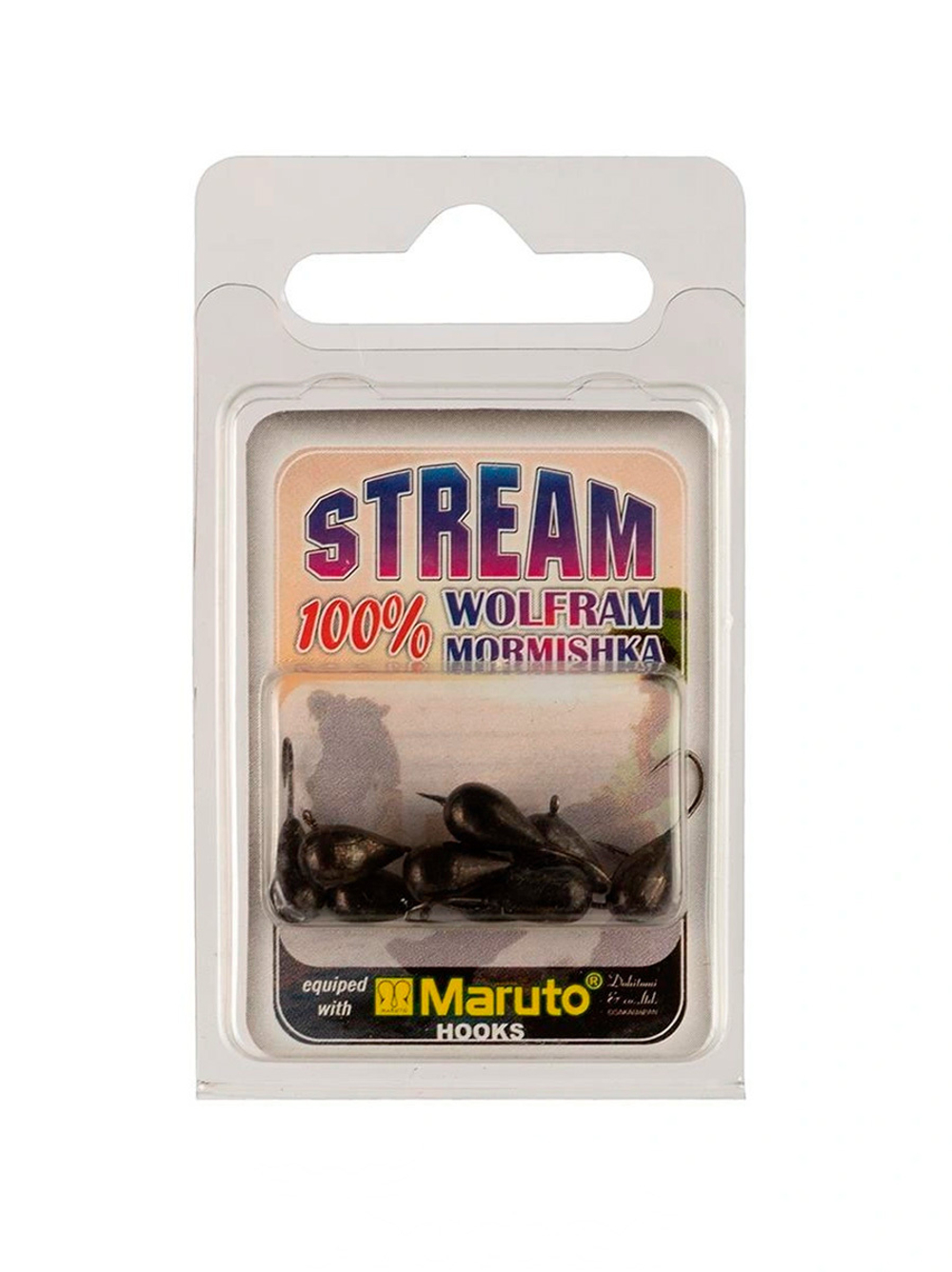 Мормышка рыболовная Nord Waters W с ушком Капля WUCAPL040BL 10шт/уп