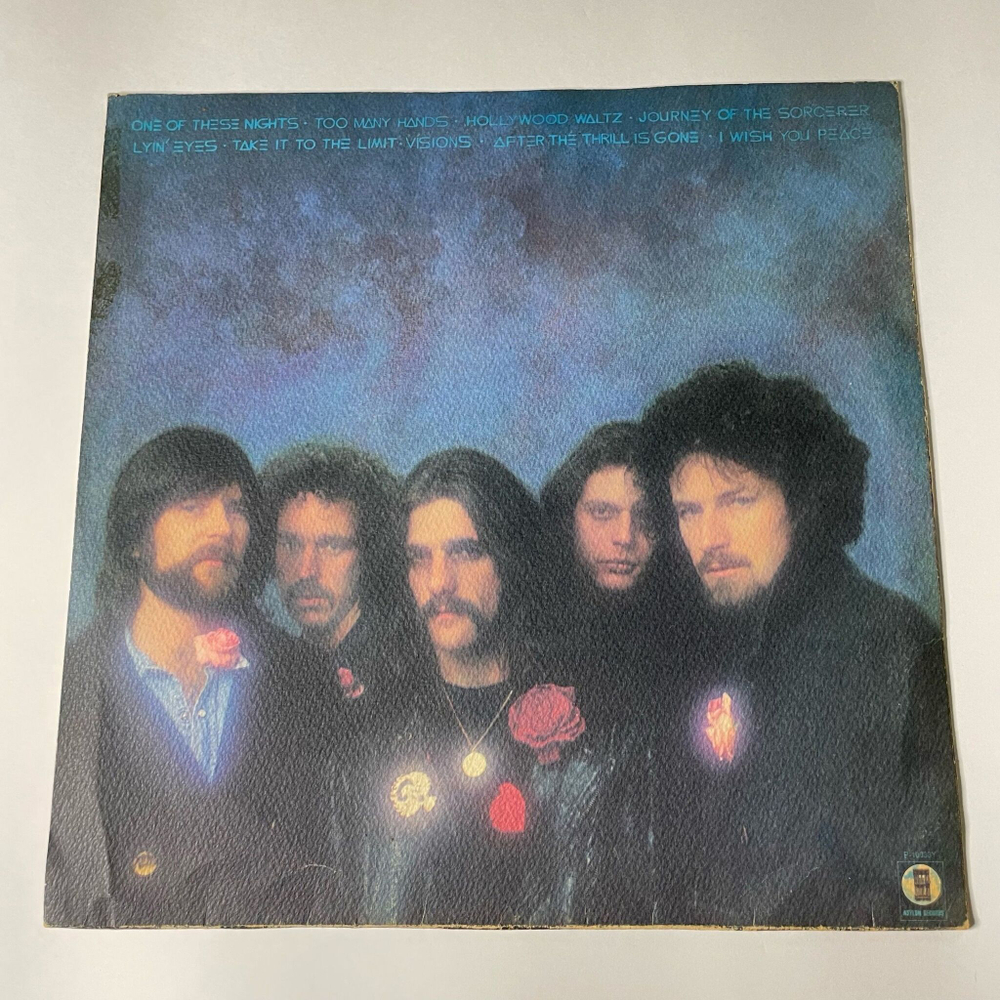 Винтажная виниловая пластинка LP Eagles One Of These Nights (Japan 1975) (No Obi) Hollywood Waltz