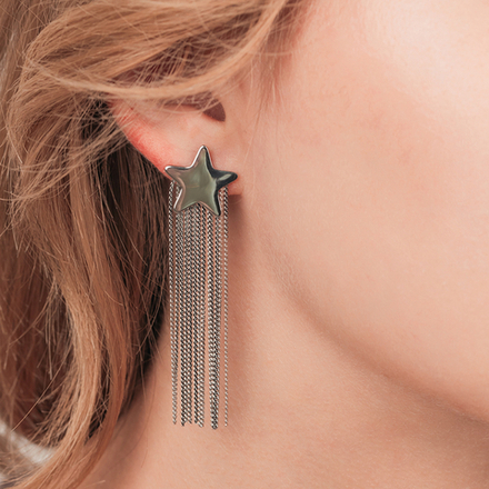 Серьги Fiore Luna Комета AWE3256-S