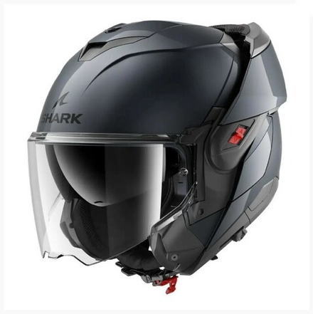 Шлем модуляр Shark OXO BLANK Gun Metal, M