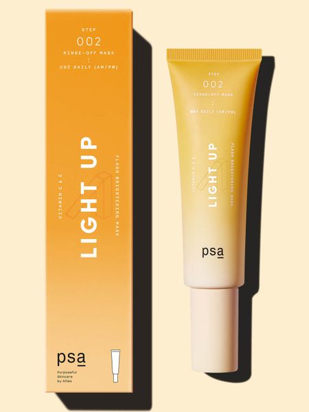 PSA Light Up Vitamin C&E Flash Brightening Mask 50мл - Осветляющая маска с витаминами С и Е