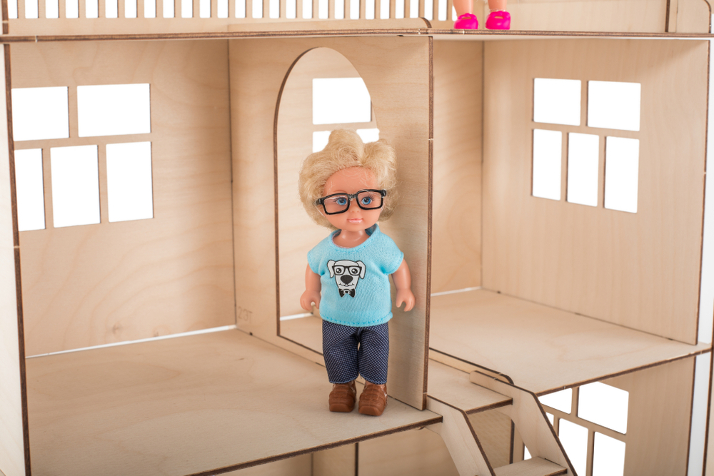 Конструктор-кукольный домик ХэппиДом "Коттедж" из дерева