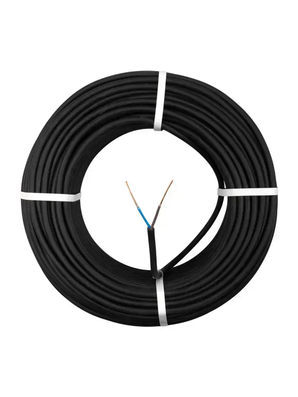 Кабель гибкий силовой КГтп-ХЛ 2х1.5 мм2 - 5 метров. Морозостойкий.