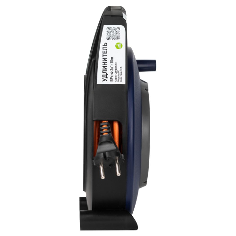 Удлинитель силовой ЭРА BPx-4-2x1-10m в закрытом корпусе без заземления с выключателем 4 розетки 10м ПВС 2x1мм2 10А