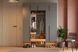 Шкаф двухдверный L800 "Баско" Мебельсон, г. Ижевск