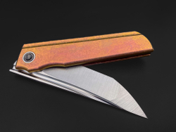 Складной нож Common M390 CrystalTi orange