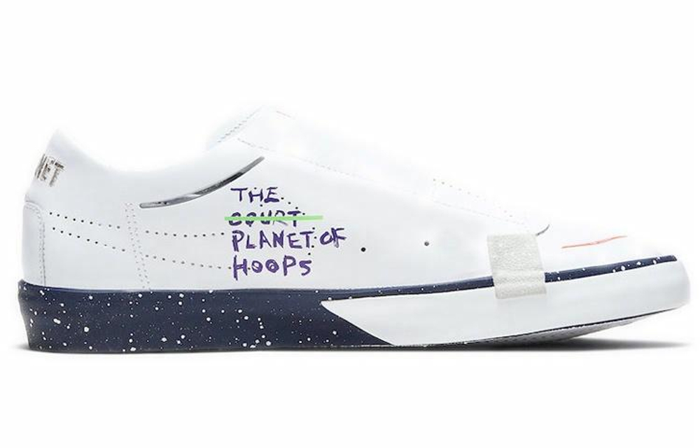 Кроссовки Nike Blazer Low Slip Blue Void (Женская размерная сетка)