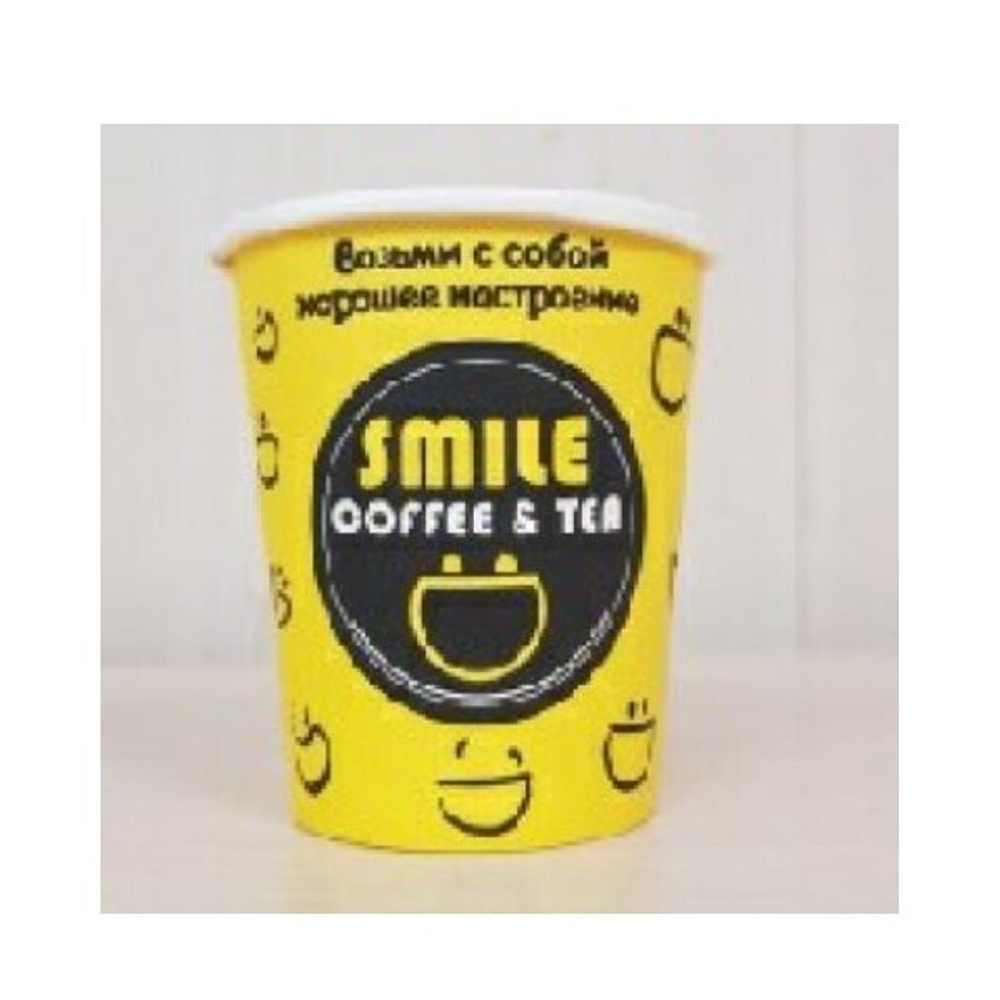 Стакан бумажный 400мл Чай Кофе d-90 (комплект 50 шт)