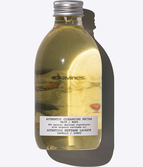 Authentic, очищающий нектар для волос и тела, Davines