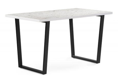 Стол деревянный Woodville Эльпатия 130х75 оникс, черный матовый