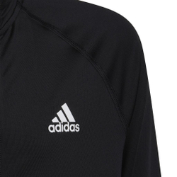Кофта для девочки теннисная  Adidas Sportwear Future Icons 3 Stripes Hooded - черный