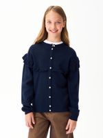 Кардиган для девочки AT1423 синий