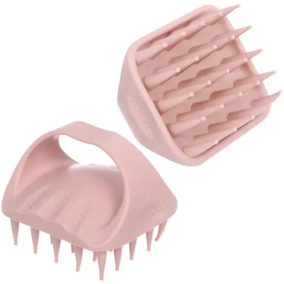 Щетка для вычесывания шерсти «Счастливый хвост!», цвет розовый, 8,3*7,3*6,5см (коробка)