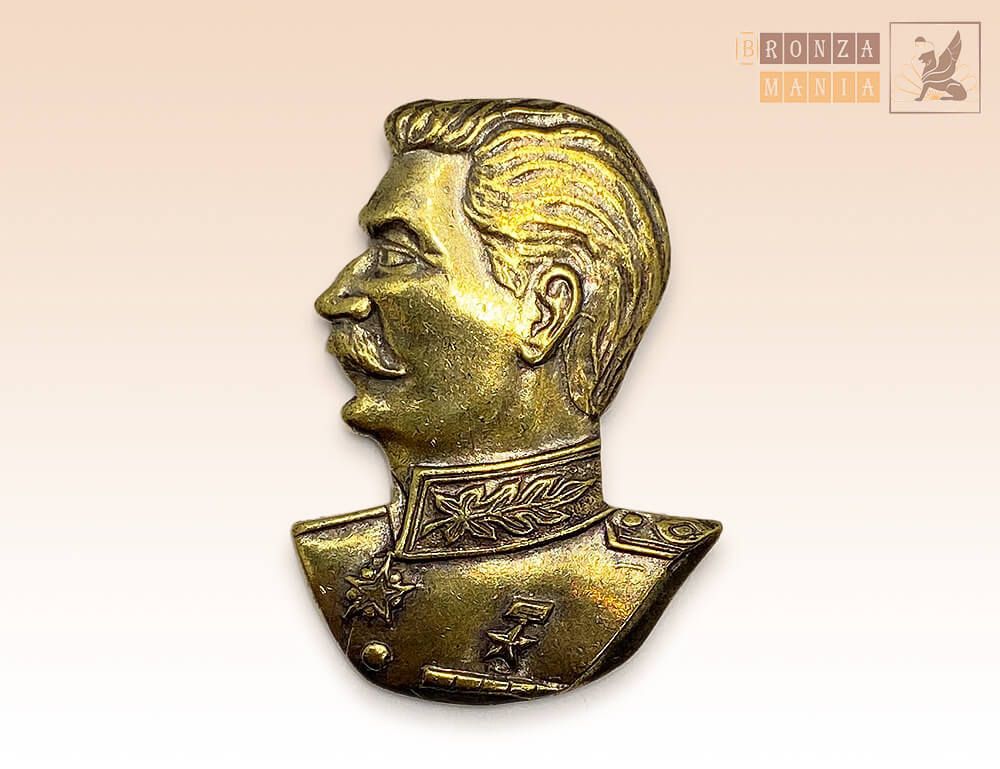 значок Сталин