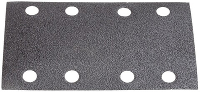 Лист шлиф. универс. URAGAN ″Оптимал. для мягких пород дерева″ 8 отв. по линии, на липучке, для ПШМ, P60, 80х133мм, 10шт