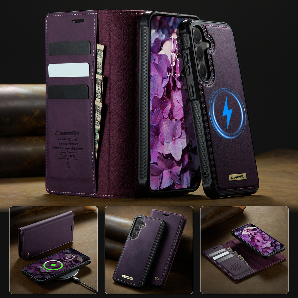 Чехол-кошелек CaseMe 2 in 1 MagSafe Samsung Galaxy S24
