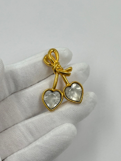 Брошь пин с сердечками Sonia Rykiel