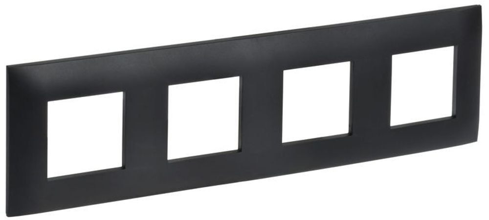 Рамка 4-м SKANDY SK-F04Bl черн. IEK SK-M42-K02