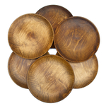 Набор деревянных тарелок Art of Siberia из сибирской пихты 6 шт. TN44