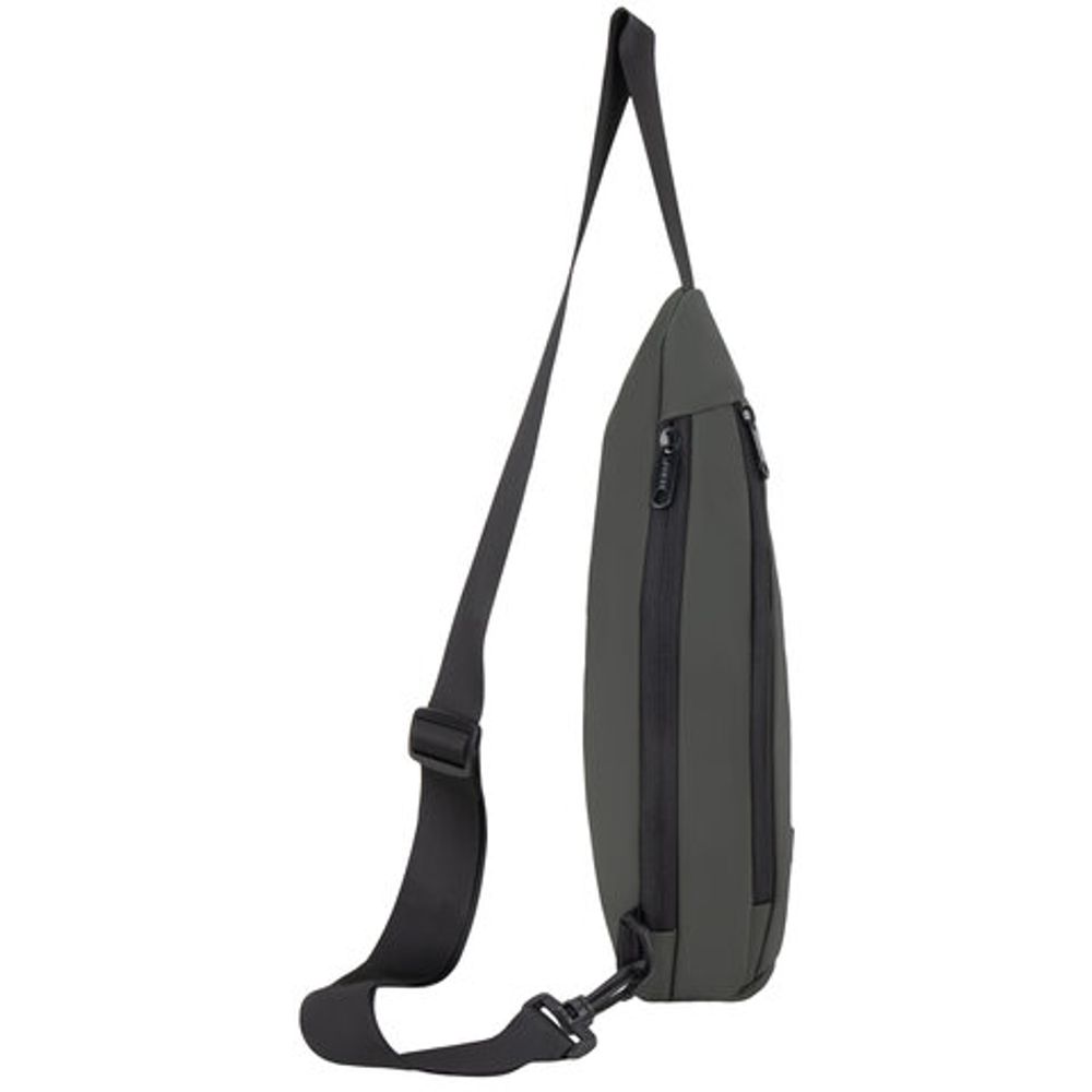 Рюкзак однолямочный HEIKKI SMOOTH (ХЕЙКИ), 2 отделения, хаки, 35x20x8 см, 273920