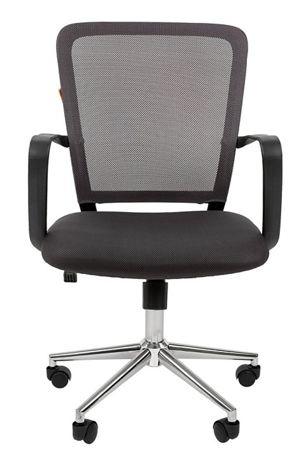 Офисное кресло CHAIRMAN 698 хром, ткань TW/сетчатый акрил