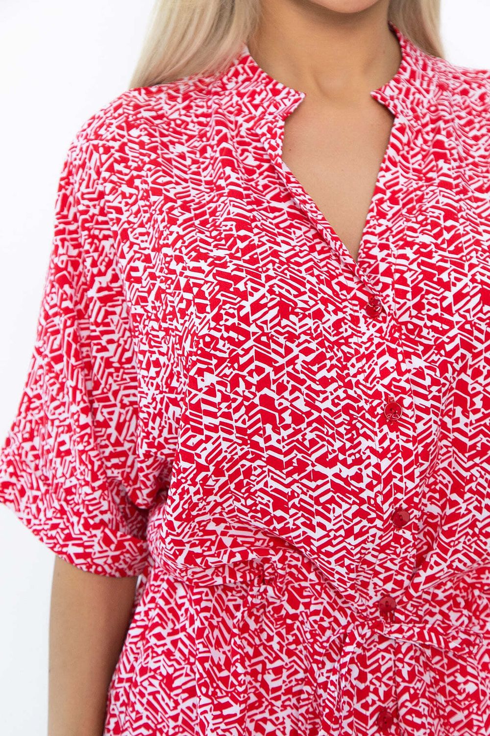 Блуза Мариша (красная) Б13919-30М LT Collection