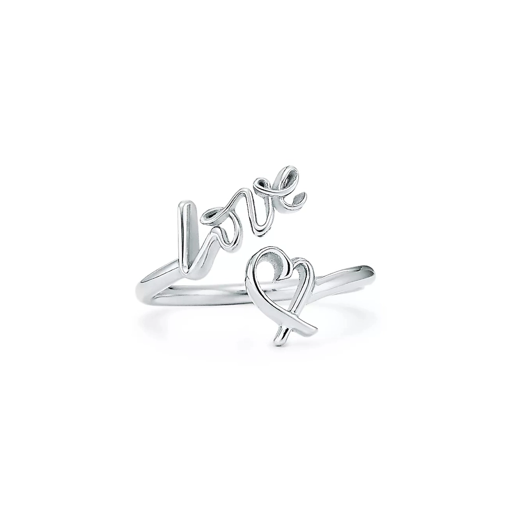 Кольцо из серебра 925,Tiffany 💠Loving heart. В наличии